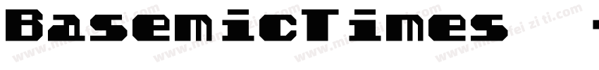 BasemicTimes 常规(TrueType) (Western)字体转换